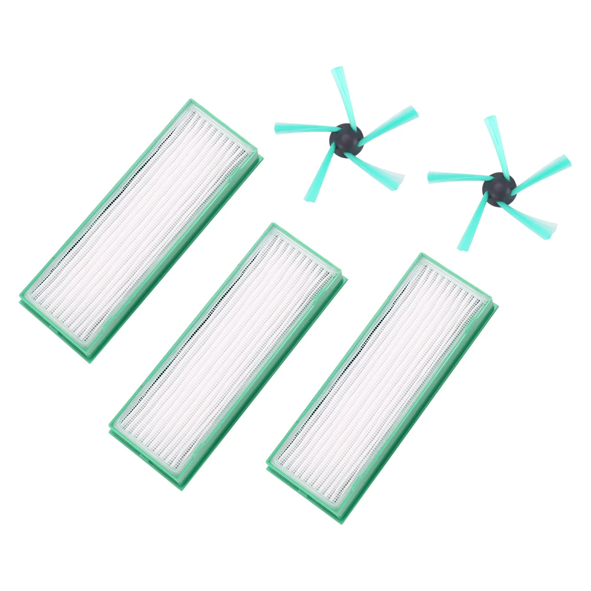 Набор аксессуаров для вакуумных роботов Vorwerk Kobold VR200 и VR300 — 3 фильтра HEPA 2 боковых