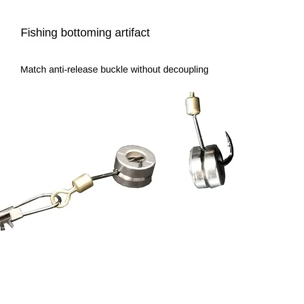 Salvage Magnet Fishing Bottom Rigs Rapid Sinking Anti-slip Magnetic Tracker Saltwater Environment Stainless