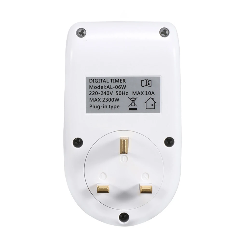 

Smart Timer Power Socket UK Plug 10A 220V Power Automatic On/Off Digital Display Power Outlet Countdown Switch
