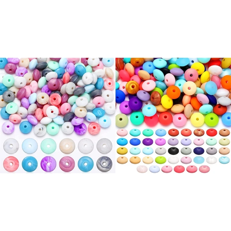 

N80C Silicone Beads Baby 12mm Silicone Bead DIY Pacifier Clip Chain Pendant Nontoxic