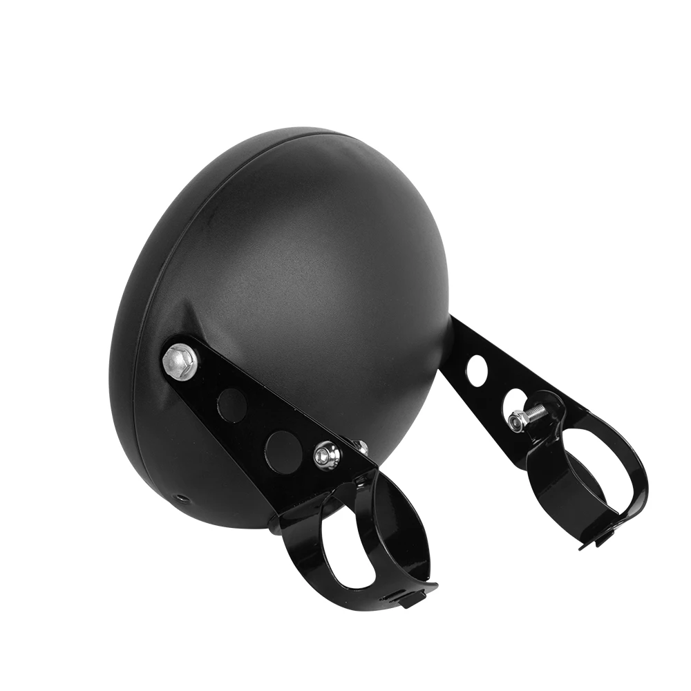 

Motorcycle LED Headlight Housing 7 Inch Retro Modified Headlight Base 7inch LED Headlight Shell Bucket Housing Shell Trim Holder