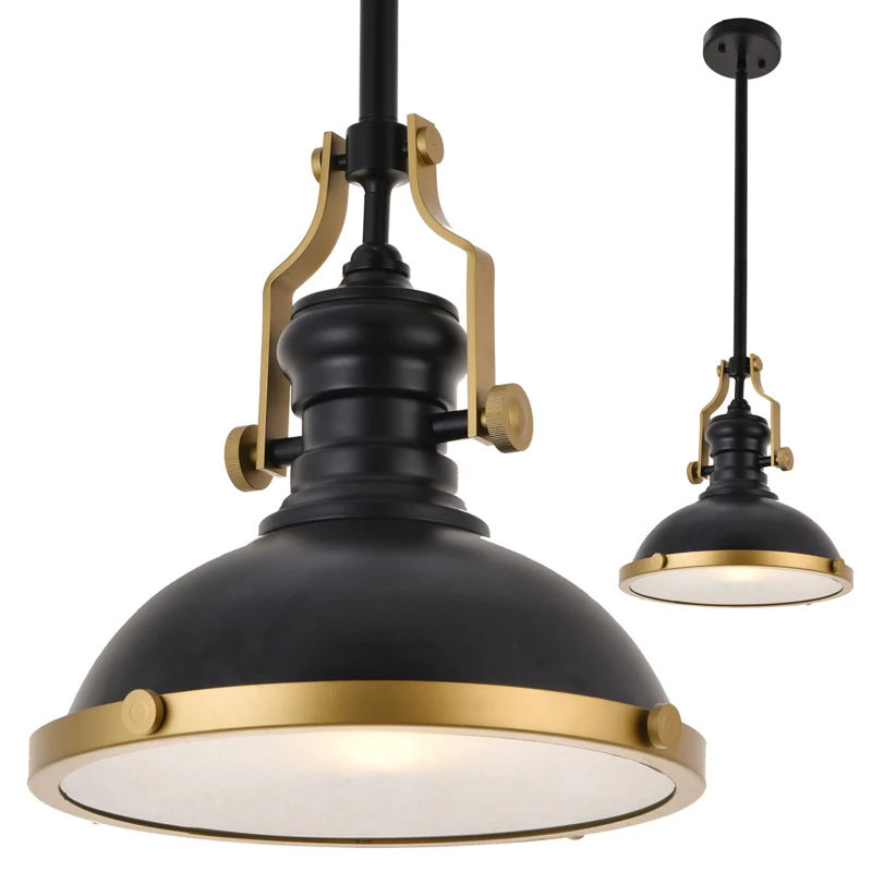 

Wrought Iron Retro Pendant Light Industrial Chandelier Vintage