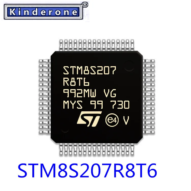 

1-100PCS STM8S207R8T6 STM8S207 R8T6 STM 8S207R8T6 STM8S 207R8T6 ST E4 MCU 8-bit single chip micro controller LQFP-64