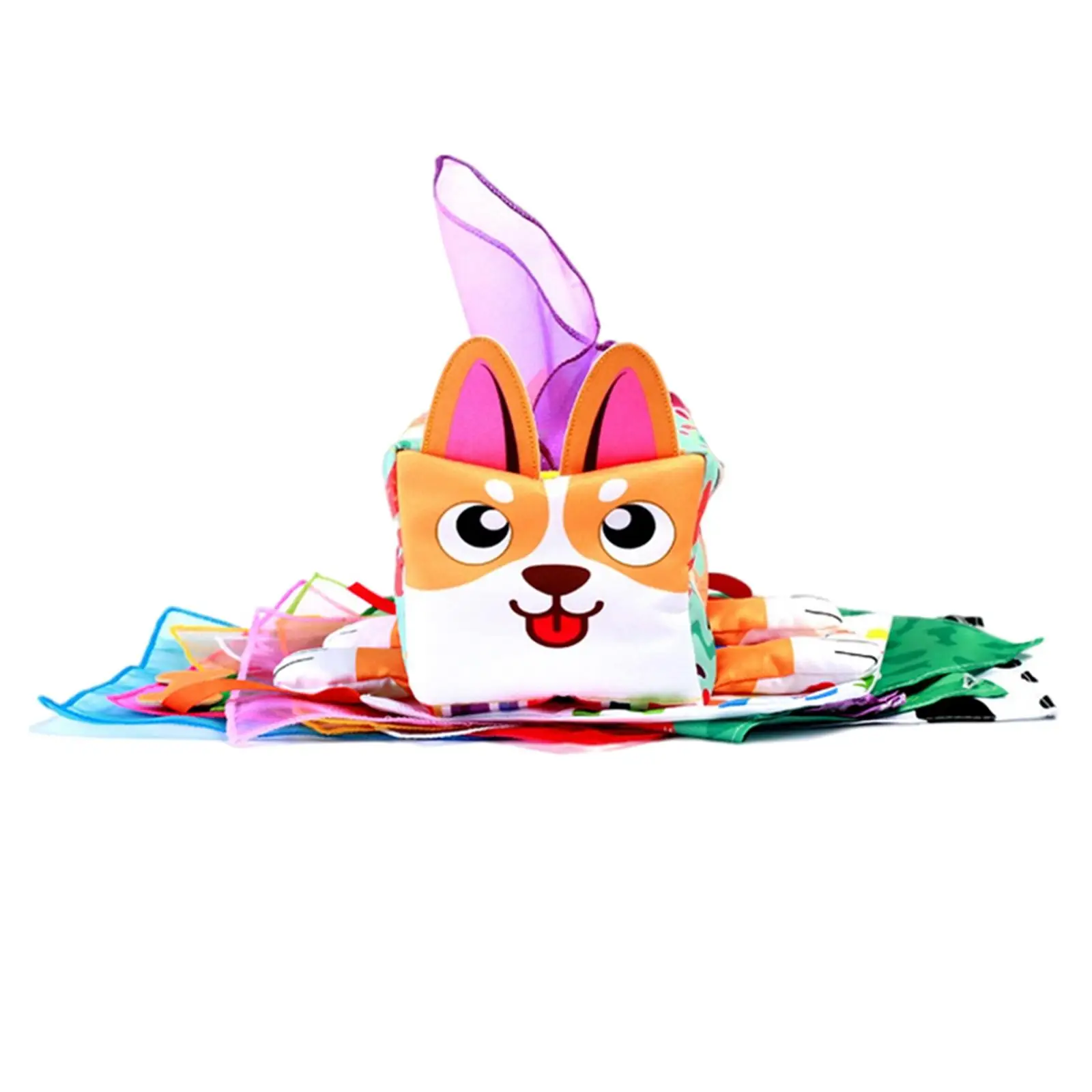 

Baby Tissue Box Early Educational Toys Animal Baby Tissue Box for Preschool Infant