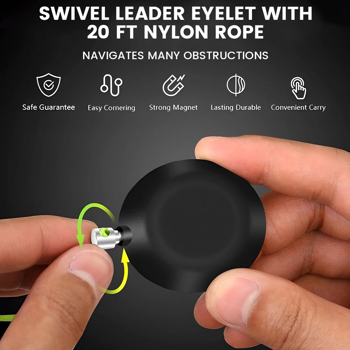 Магнитный нитевдеватель для проволоки профессиональный магнитный съемник