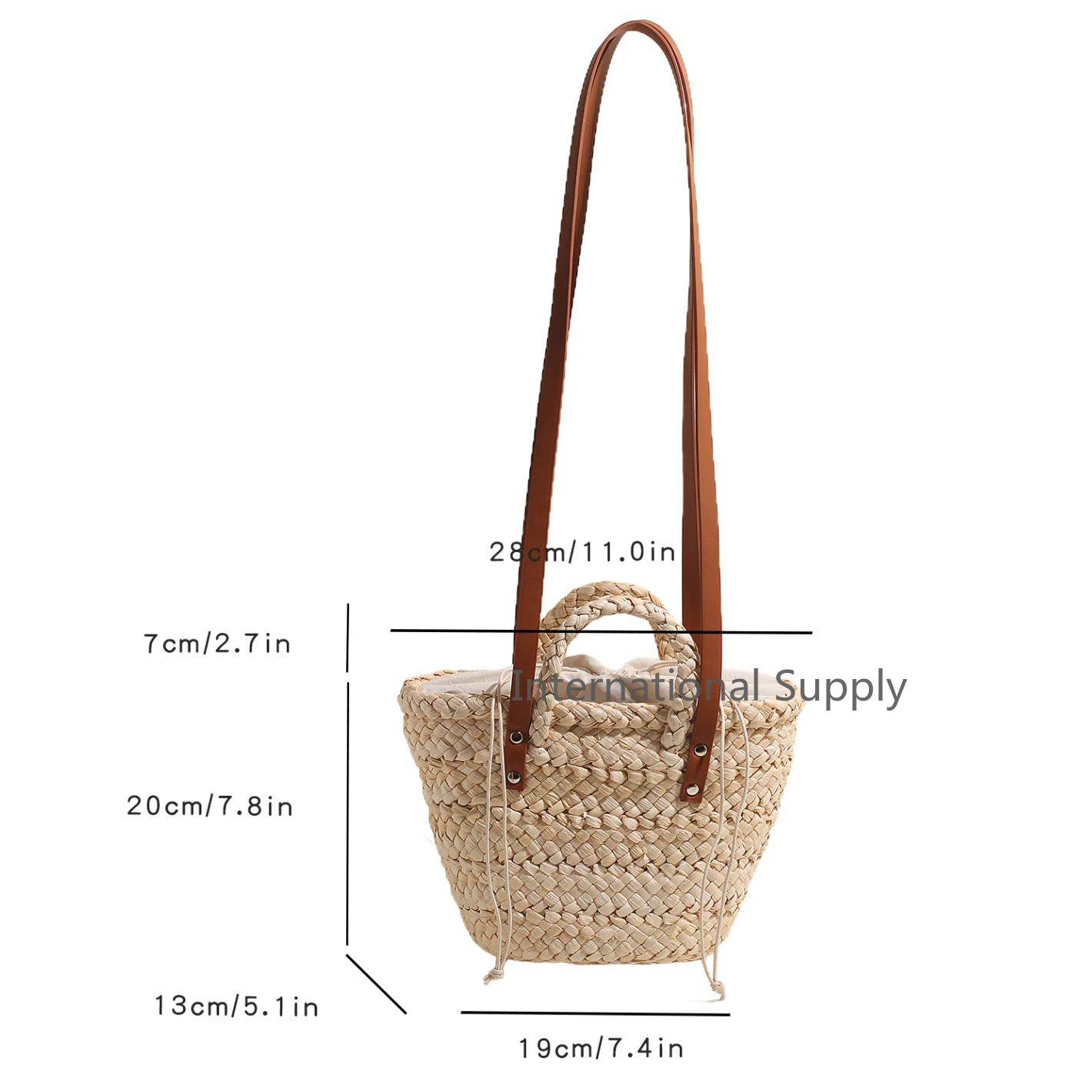 Дизайнерская Соломенная Сумка Через Плечо 2024 Богемная Сумка-тоут Летняя Пляжная