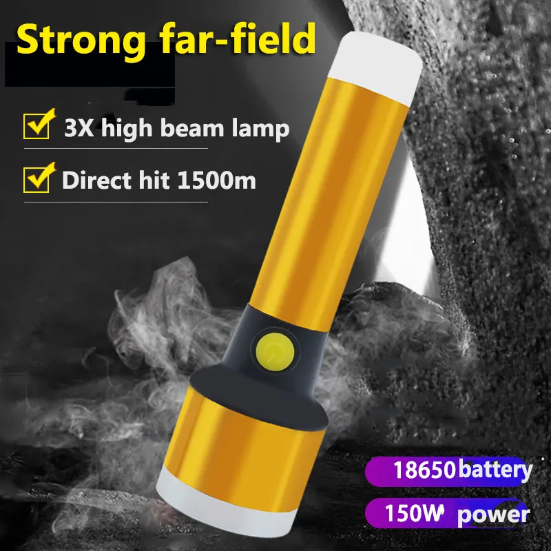 Flashlight  camping fishing rechargeable  mini  led flashlights  high power Flashlight camping light work lights