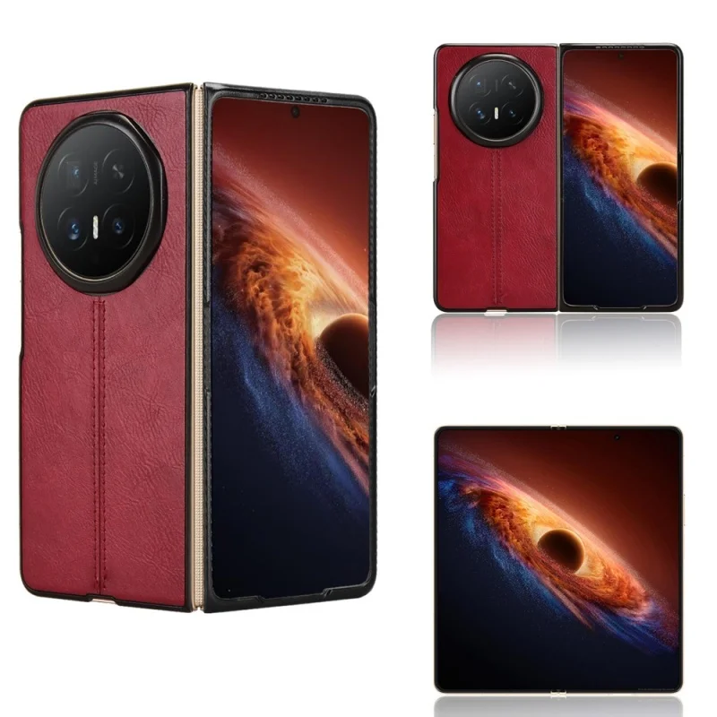 Чехол для Honor Magic V6 PNM-AN10, роскошный чехол из искусственной кожи из телячьей кожи, жесткая задняя крышка, чехол для телефона Honor Magic V6 (art.: 3920d9fc46c19) - 3920d9fc46c19