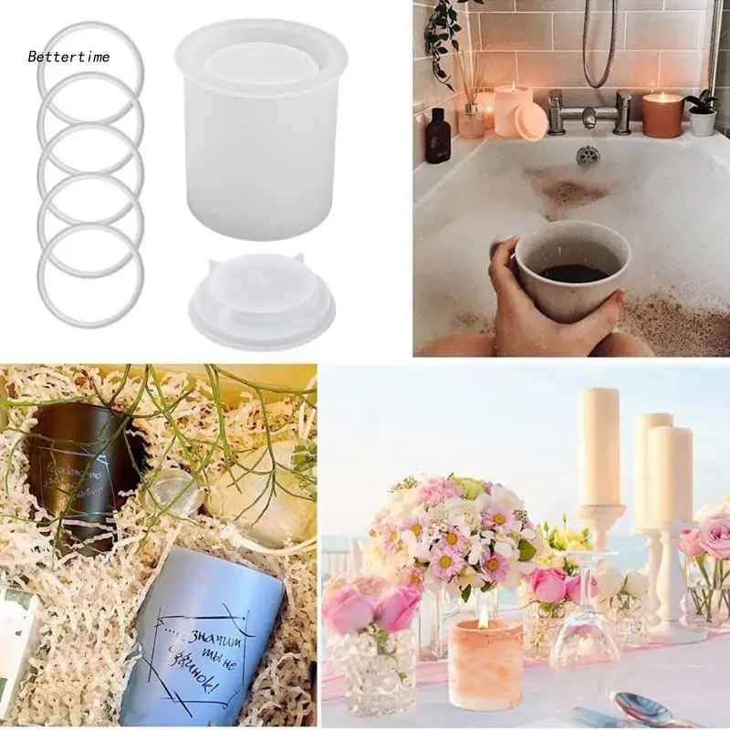 

B36D Cup Molds Silicone Clay Mould Resin Casting Molds for Hand-Making