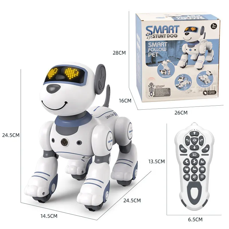 2.4G Smart RC Dog Wireless Remote Control Intelligent Puppy Robot Animal Toy Multi-Function Programmable Stunt Electronic Pet enlarge