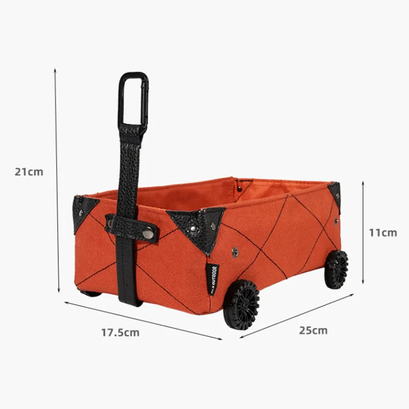 Холщовая Складная мини-корзина для покупок 26 х16х10 см | Спорт и развлечения