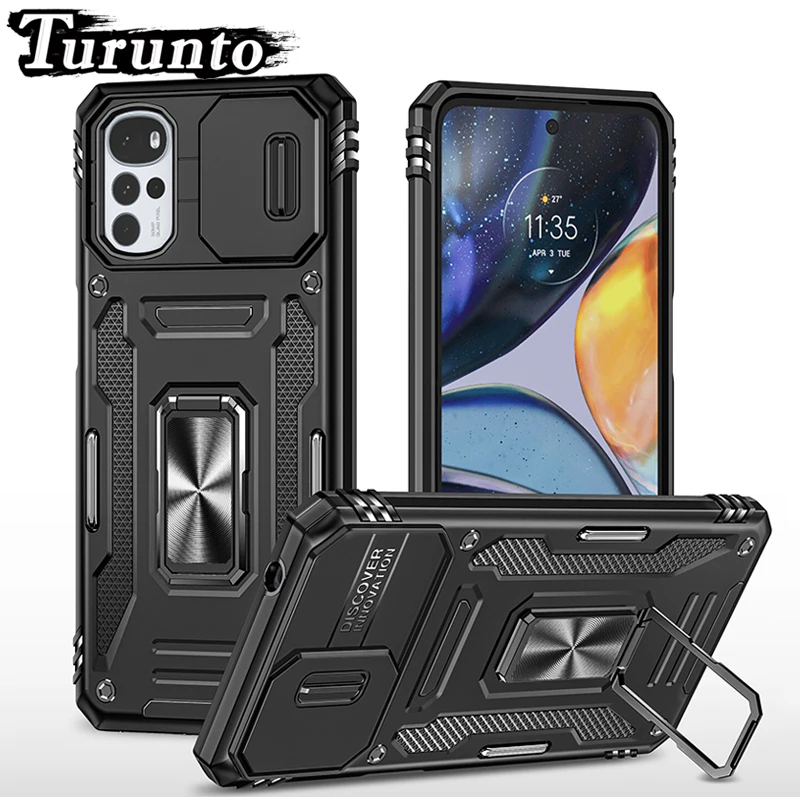 

Slide Camera Lens Case for Motorola G22 G Stylus 2022 5G G Power G Pure Motorola Edge 30Pro Edge Plus 2022 Bumpers Armor Cover