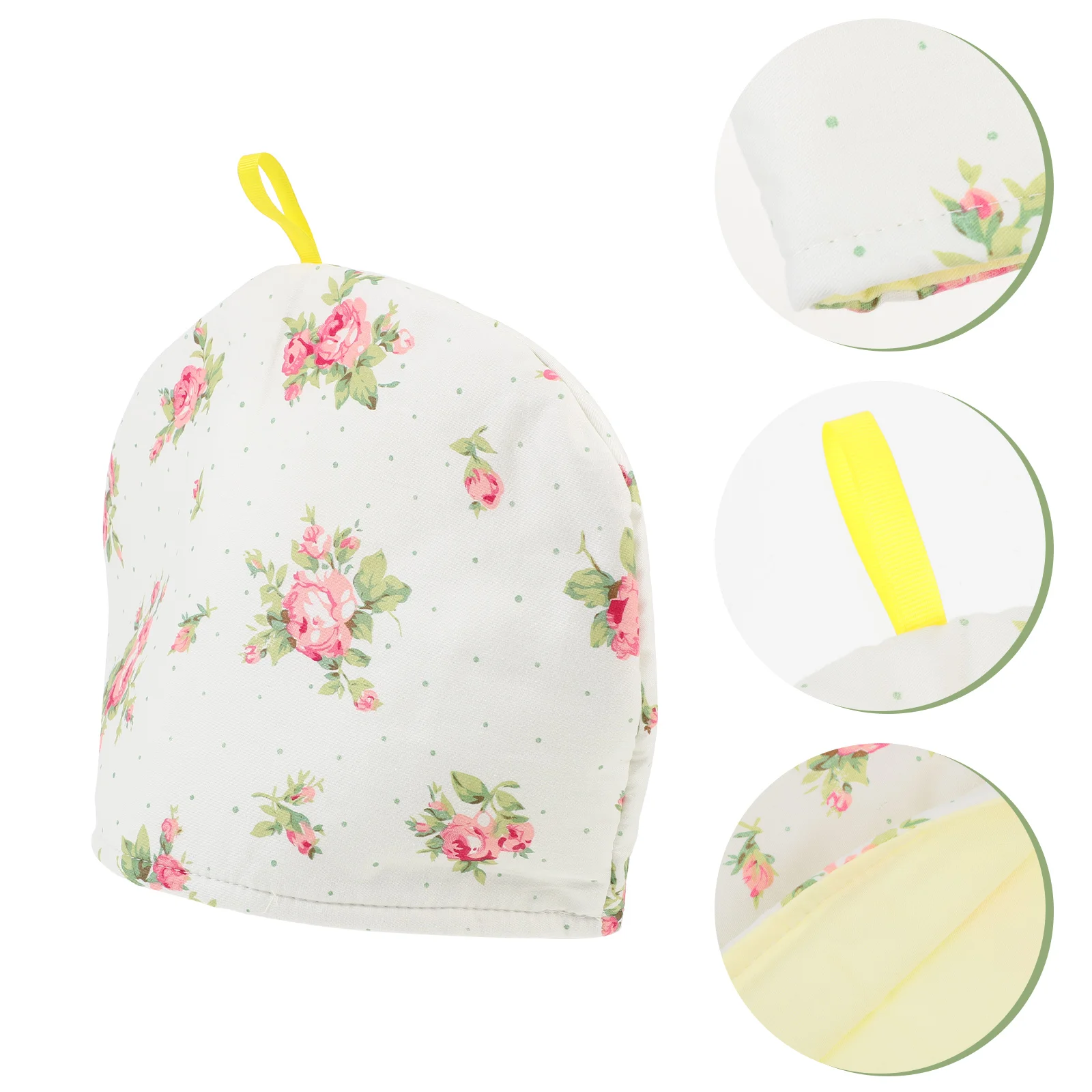 

Tea Cover Teapot Cosy Cozy Kettle Insulated Pot Warmwarmer Vintage Quilted Protector Decorative Thermal Cozies Floral Cotton