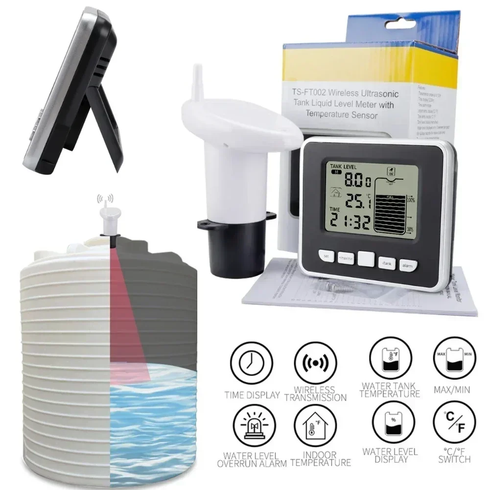 Глубина воды время потока беспроводной передатчик монитор датчик счетчик