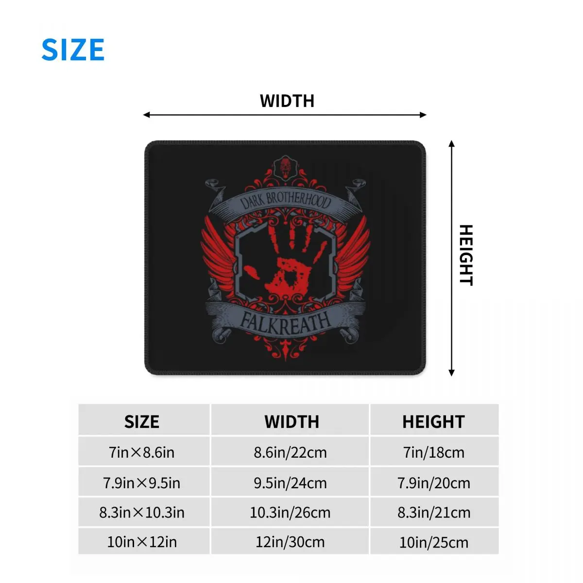 Резиновый коврик для мыши с изображением свитки видеоигр |