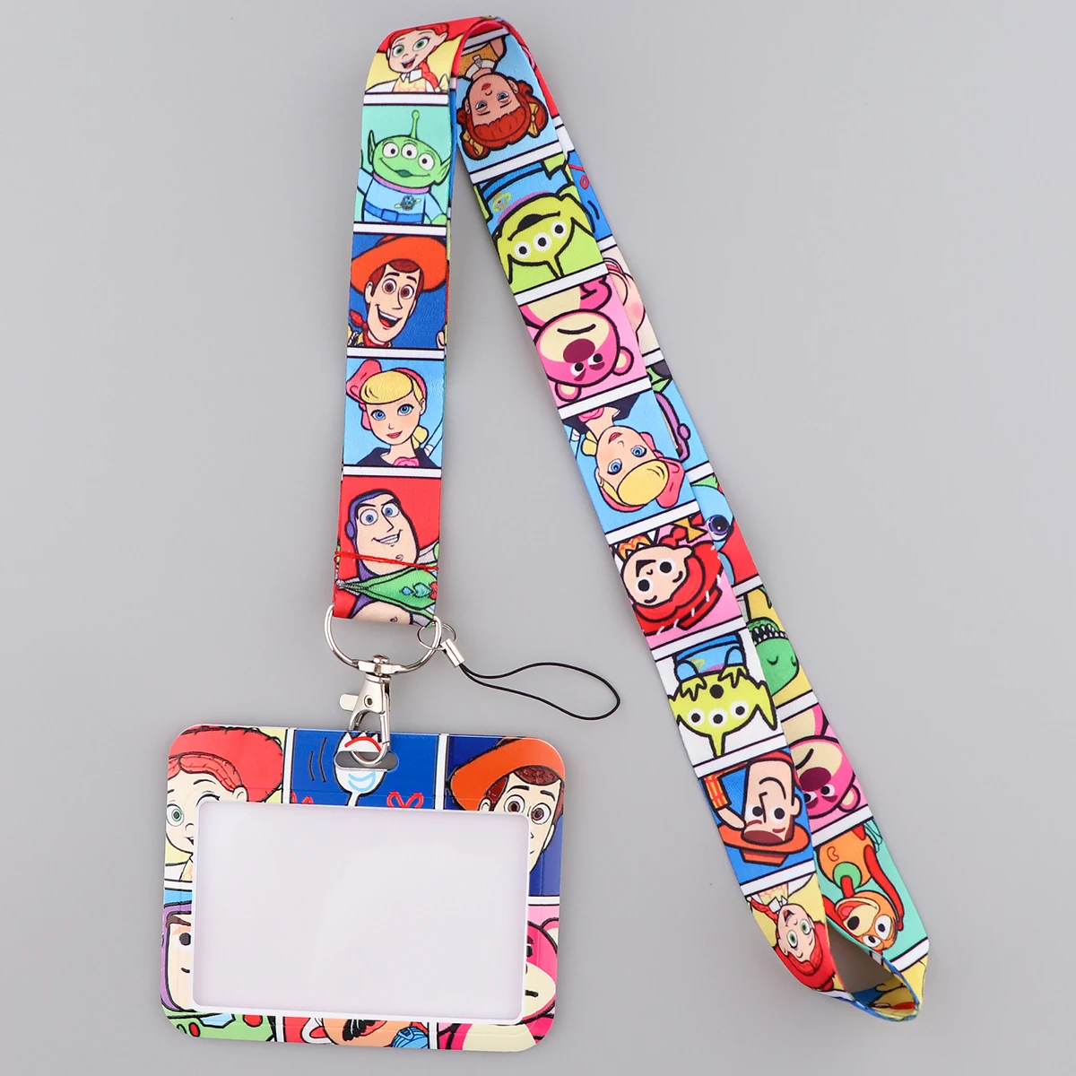 Горизонтальный держатель История игрушек значок шнурок для карт удостоверения