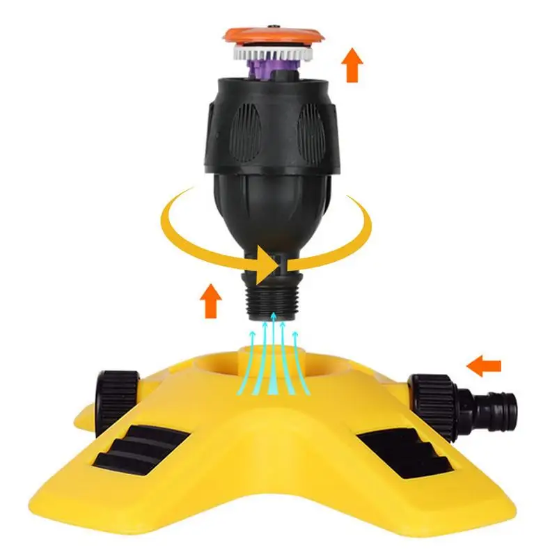 

Water Sprinkler For Lawn Outdoor Grass Sprinkler System 360 Degree Rotating Irrigation System For Garden Rotating Grass Water