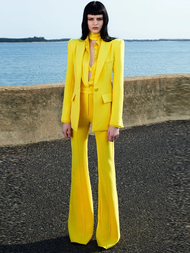 

Luxury Set Woman 2 Pieces Women Elegant Stylish Trouser Blazer Suits Spring 2022 Female Two Piece Ladies Tracksuit Formal Outfit