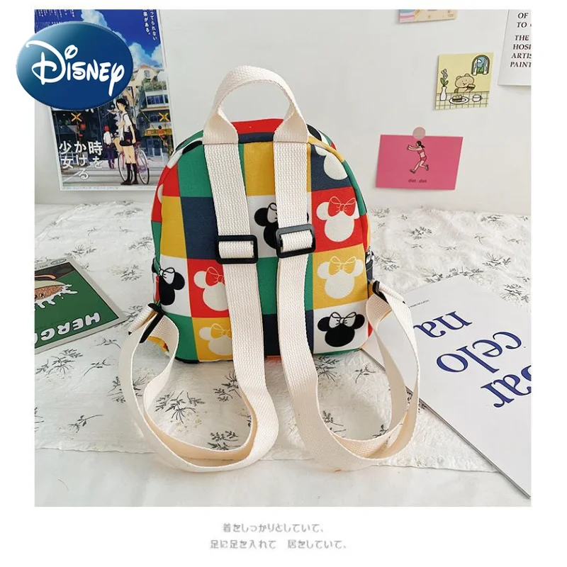 Disney Children's Schoolbag for Kids Cartoon Graffiti Children's Bag Student Campus Schoolbag Cute Children's Backpack