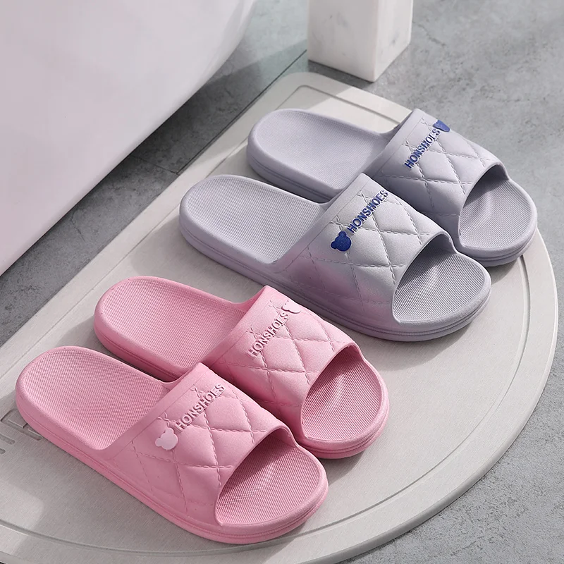 

New indoor non-slip home household couples anti-odor bathroom bath slippers YS-2964