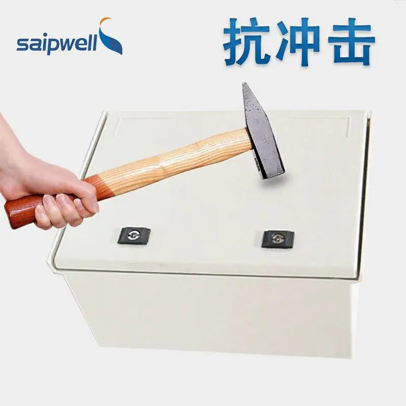 SAIPWELL Nema 4 корпус SMC с прозрачной крышкой FRP GRP пустые навесные фотообои поставка