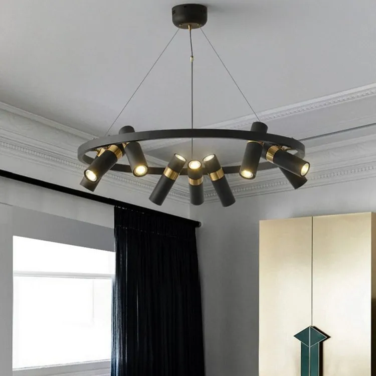 

Industrial Style Living Room Chandelier Spotlight Loft Modern Minimalist Dining-Room Lamp Nordic Lamps Creative Minimalist