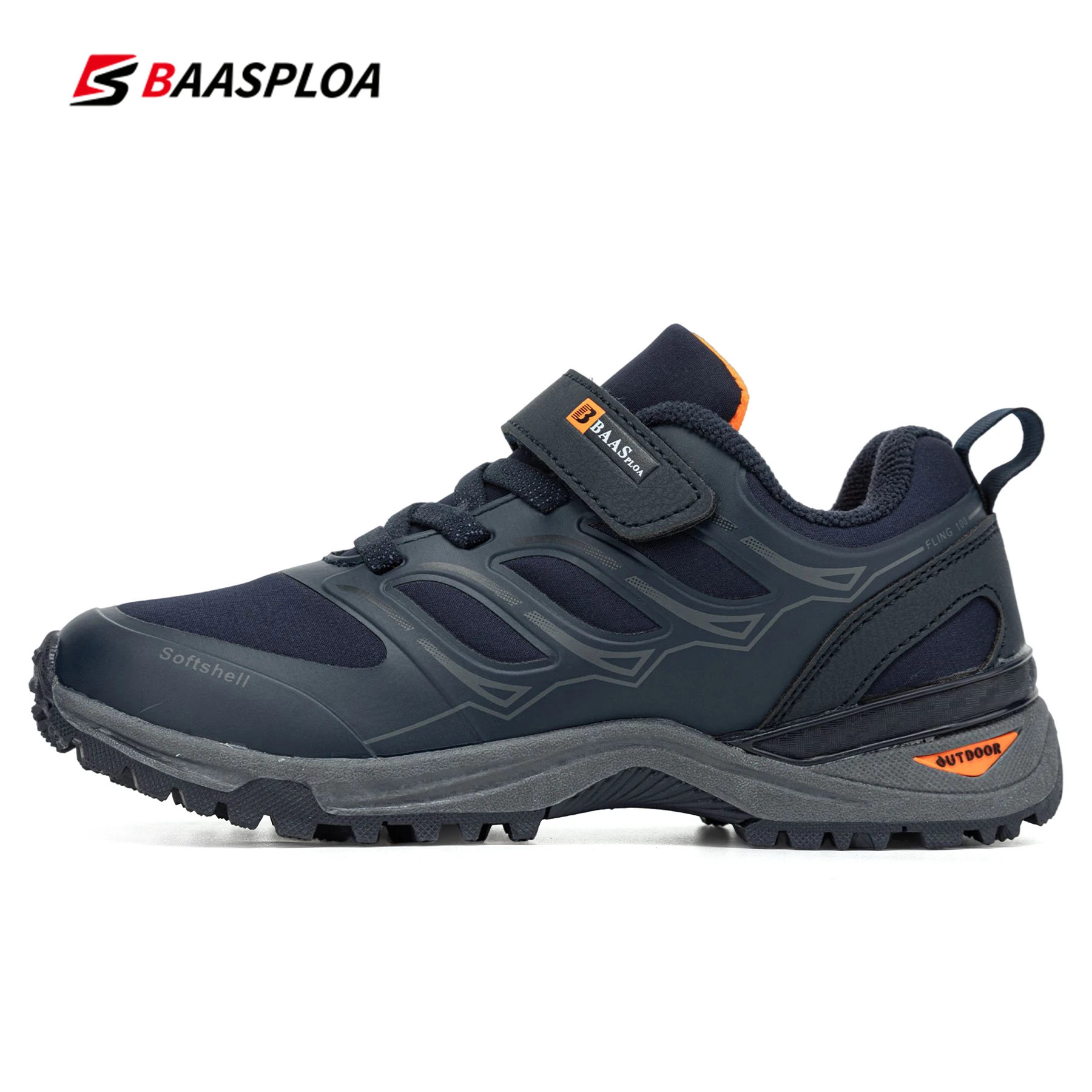 

Baasploa Children Walking Shoes Boys Breathable Sports Shoe Outdoor Casual Shoes Kids Non-Slip Sneakers Children Running Shoes