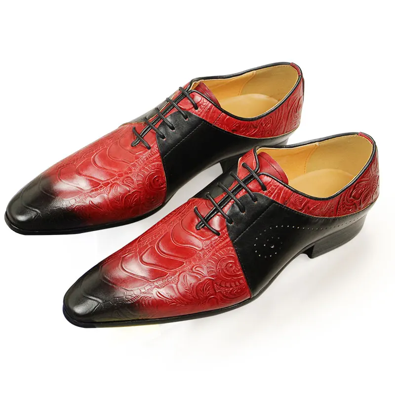 

2021 Summer Classic Stylish Men Shoes Formal Genuine Leather Zapatos Casual Lace Up Male Daily Sapato Loafer Oxford Mixed Colors