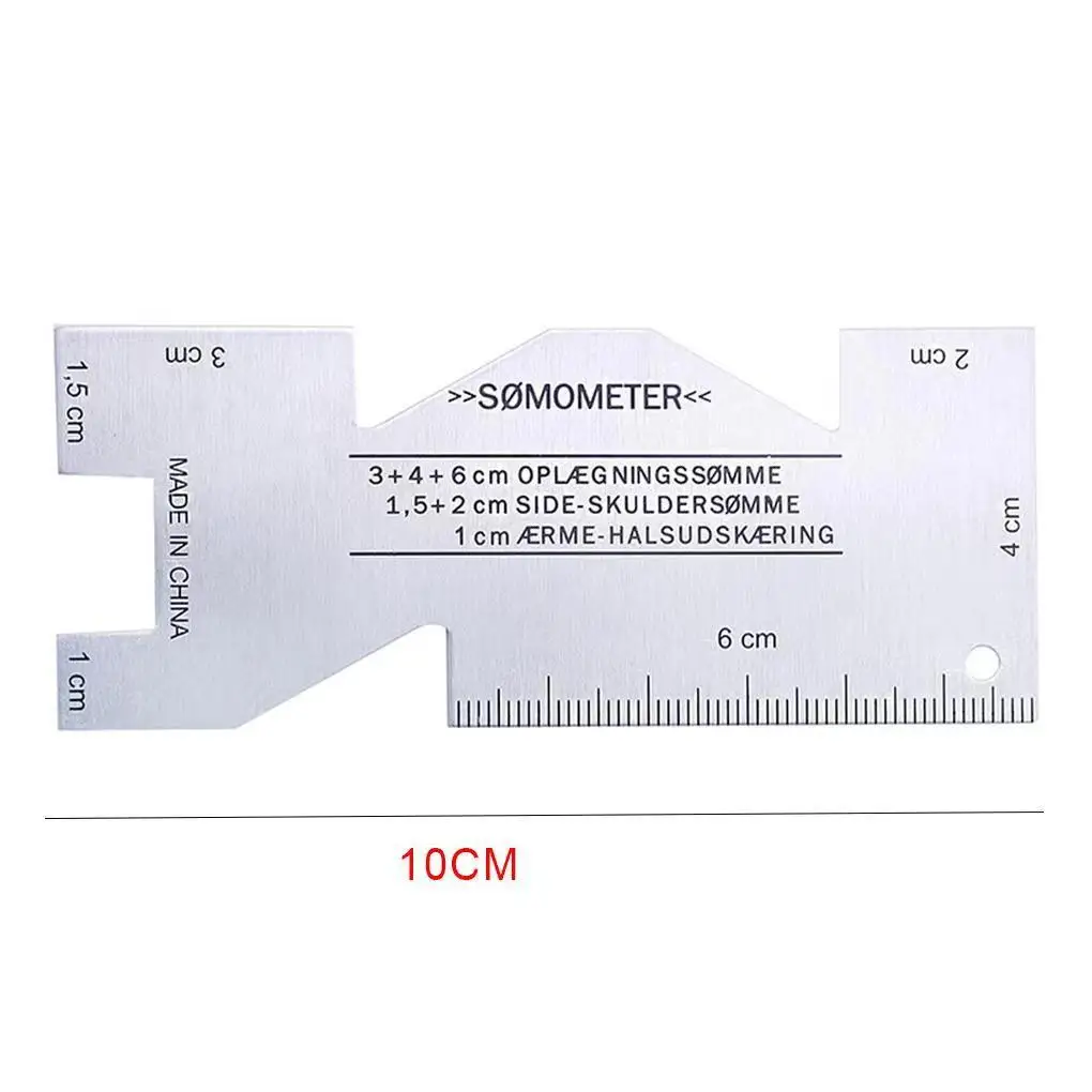 Измеритель точности швов металлическая линейка для квилтинга шаблон шитья