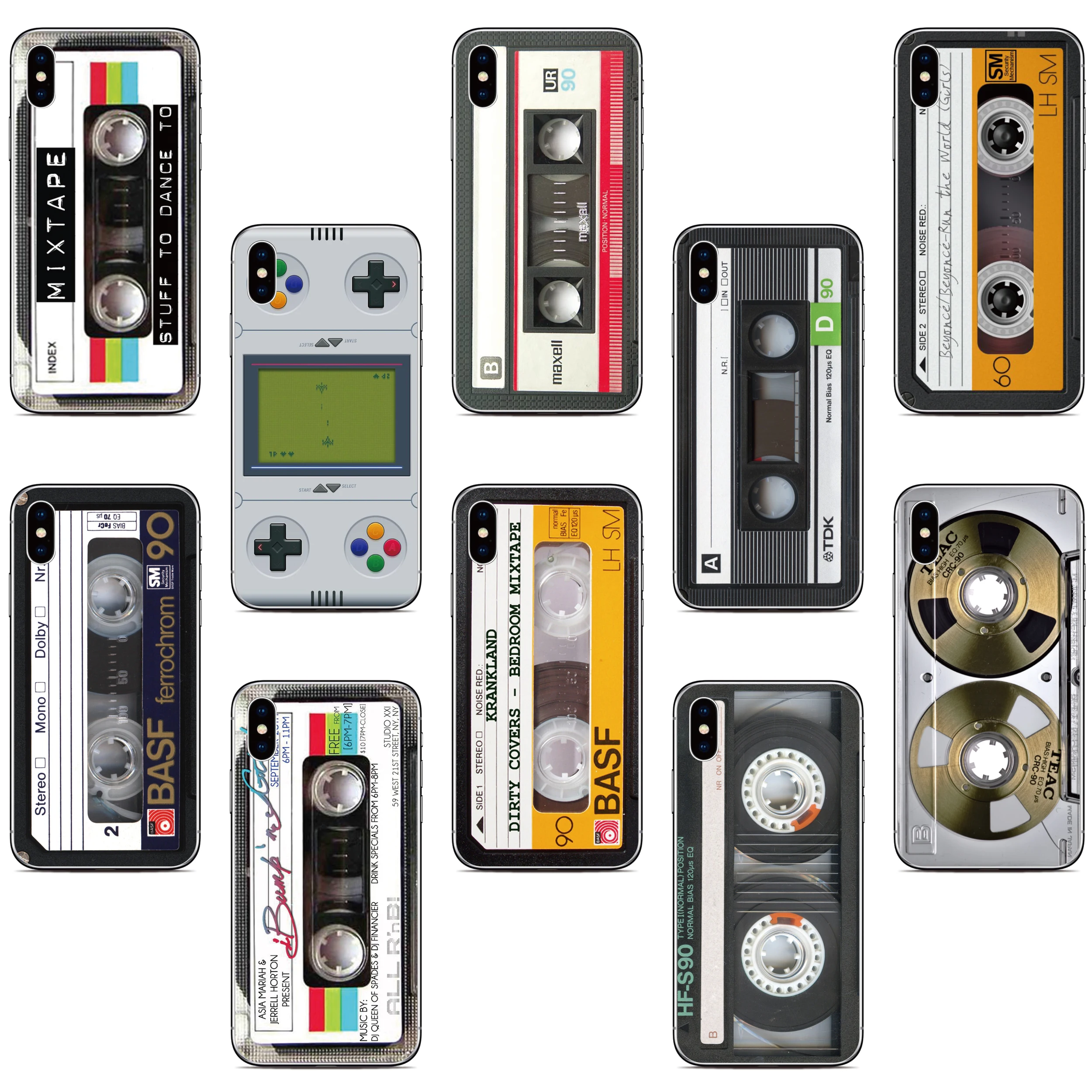 Retro Tape Phone Case For UMIDIGI G100 G9A G9C G9T G9 5G G6 Note 90 90C 90A G5A G5 Mecha A16 A15 A13 Pro Max Bison GT Cover