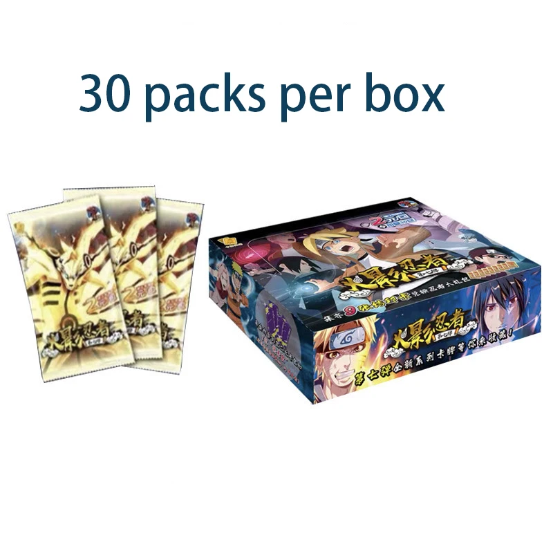 Оригинальная коллекция открыток Наруто персонажи из аниме Саске коллекционная