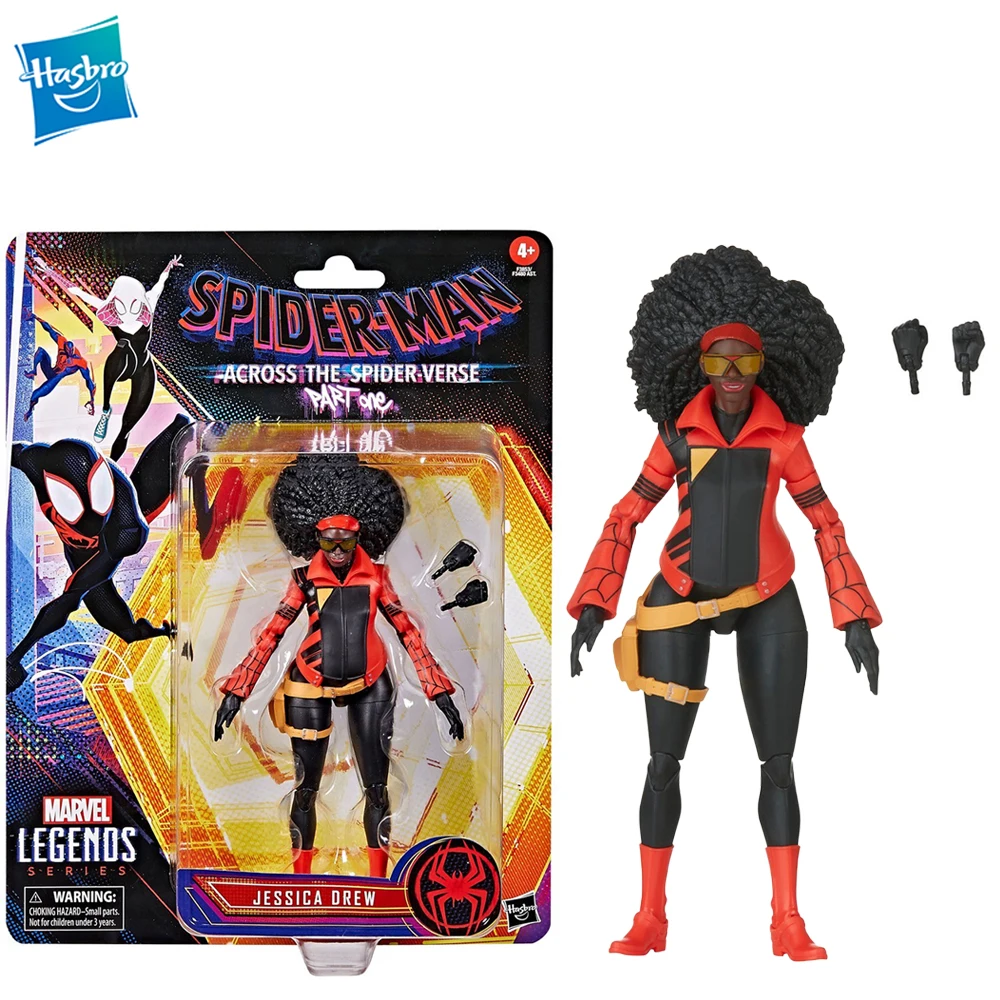 

In Stock Hasbro Marvel Legends Series Spider-Man: Across the Spider-Verse Jessica Drew Movie Action Figure Collection Model Toys