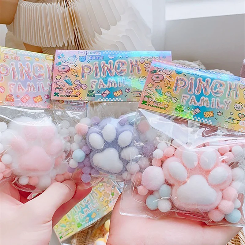 НОВАЯ игрушка-непоседа мини-мягкие игрушки кавайная плюшевая кошачья лапа