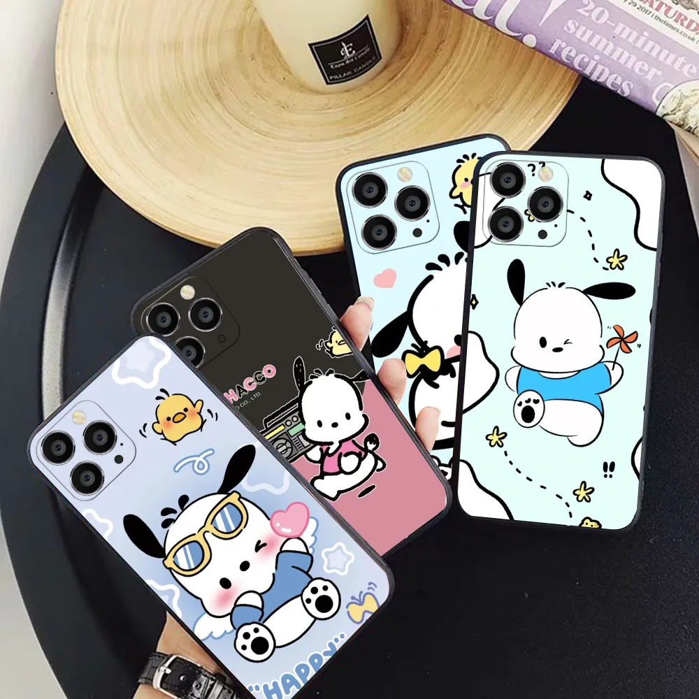 Матовый черный чехол для Realme C30S 1 2 3 5 5i 5s 6i 6 7 7i Pro KD-43 Pochacco