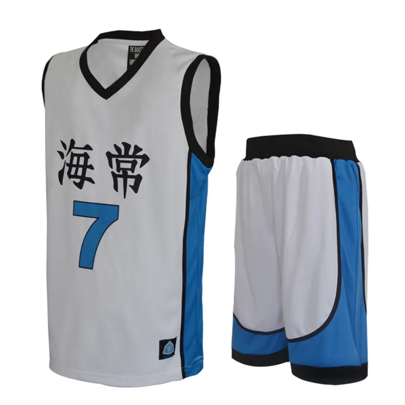 Новая футболка Аниме Kuroko No Basuke KAIJO кисэ рёта 7 # костюм баскетбольная Косплей форма