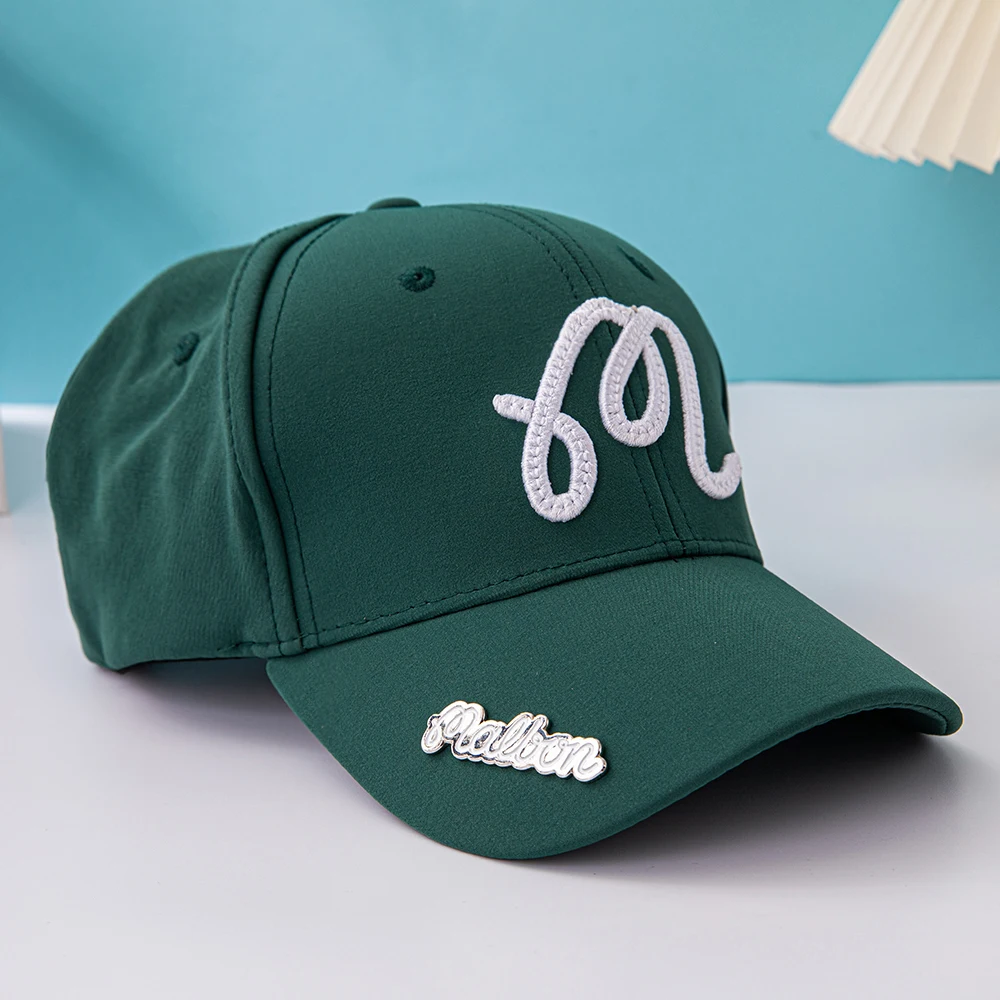 MALBON golf hat baseball cap for men sport adjustable female golf cap with unisex brand