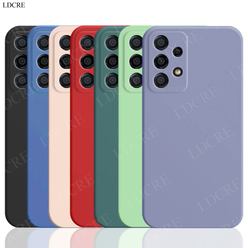 

For Samsung Galaxy A23 Case A23 A13 A33 A73 A03 Core A22 A53 Case Silicone TPU Plain Shell Capa Protective For Samsung A23 Cover