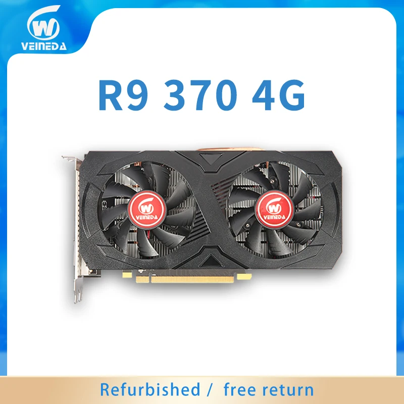 Игровая видеокарта VEINIDA R9 370, 4 Гб, GDDR5, бит