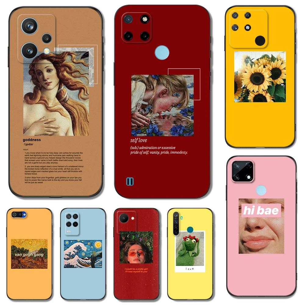 Фотообои для Realme 2 3 3i 5i Φ 6s 7i 6 7 8 8i pro 4g фотообложка в эстетике Ван Гога