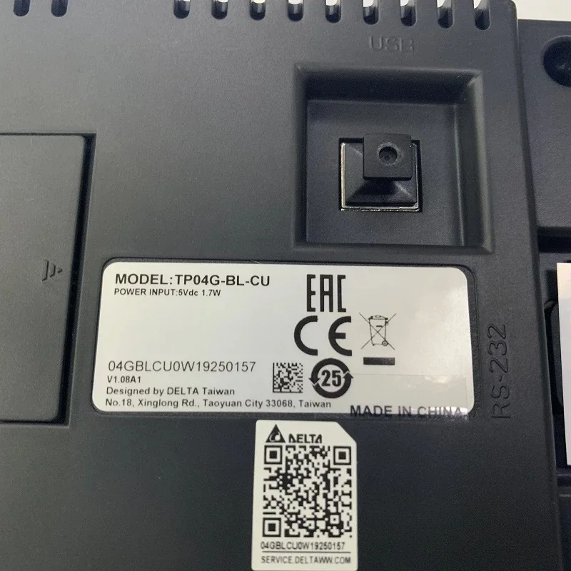 Оригинальный 4-строчный текстовый дисплей Delta TP04G-BL-CU HMI 4 1 дюйма