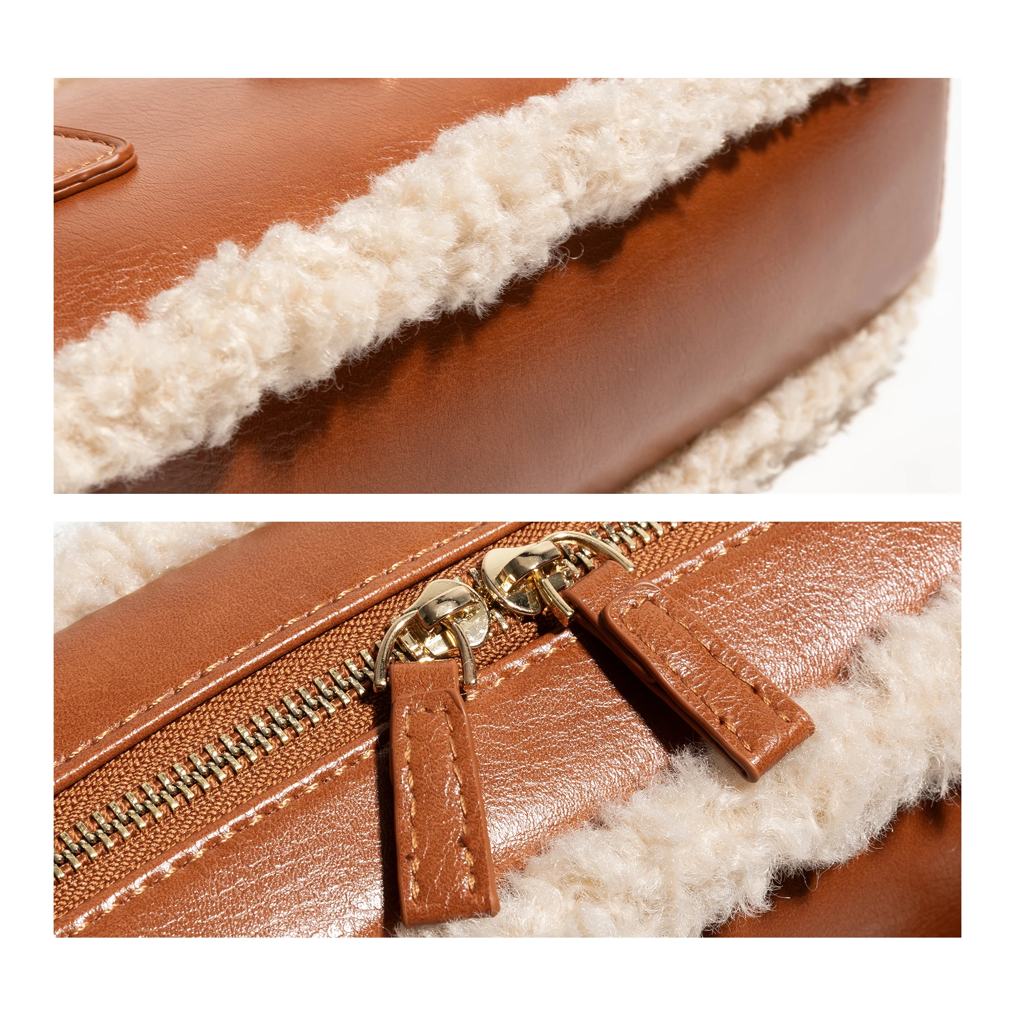 MABULA женская кожаная сумка через плечо большая портфель шерстяная дизайнерская