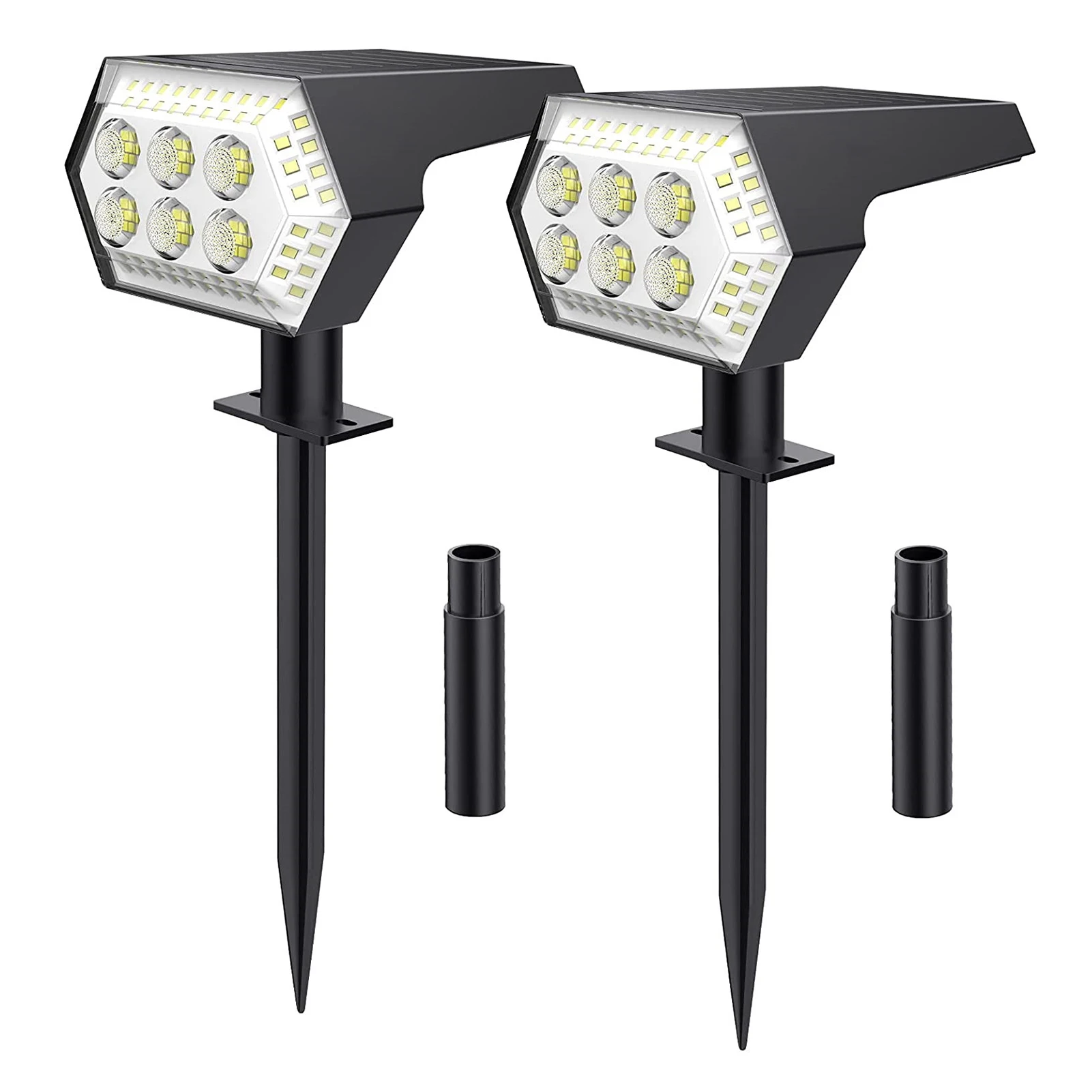 

Уличная лампа для газона, водонепроницаемый садовый светильник на солнечной батарее с дистанционным управлением, 108 светодиодов, зарядка ч...