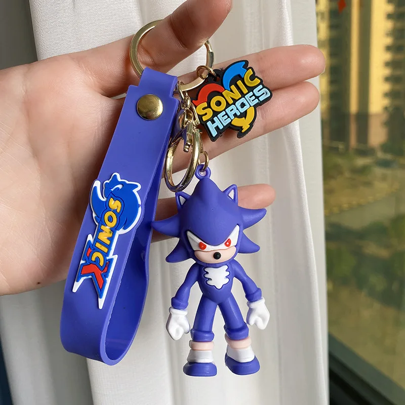 

Sonic Key Chains for Boys and Girls Anime Cartoon Key Bag Pendants Mobile Phone Car Trinkets Cute The Best Gifts for Friends