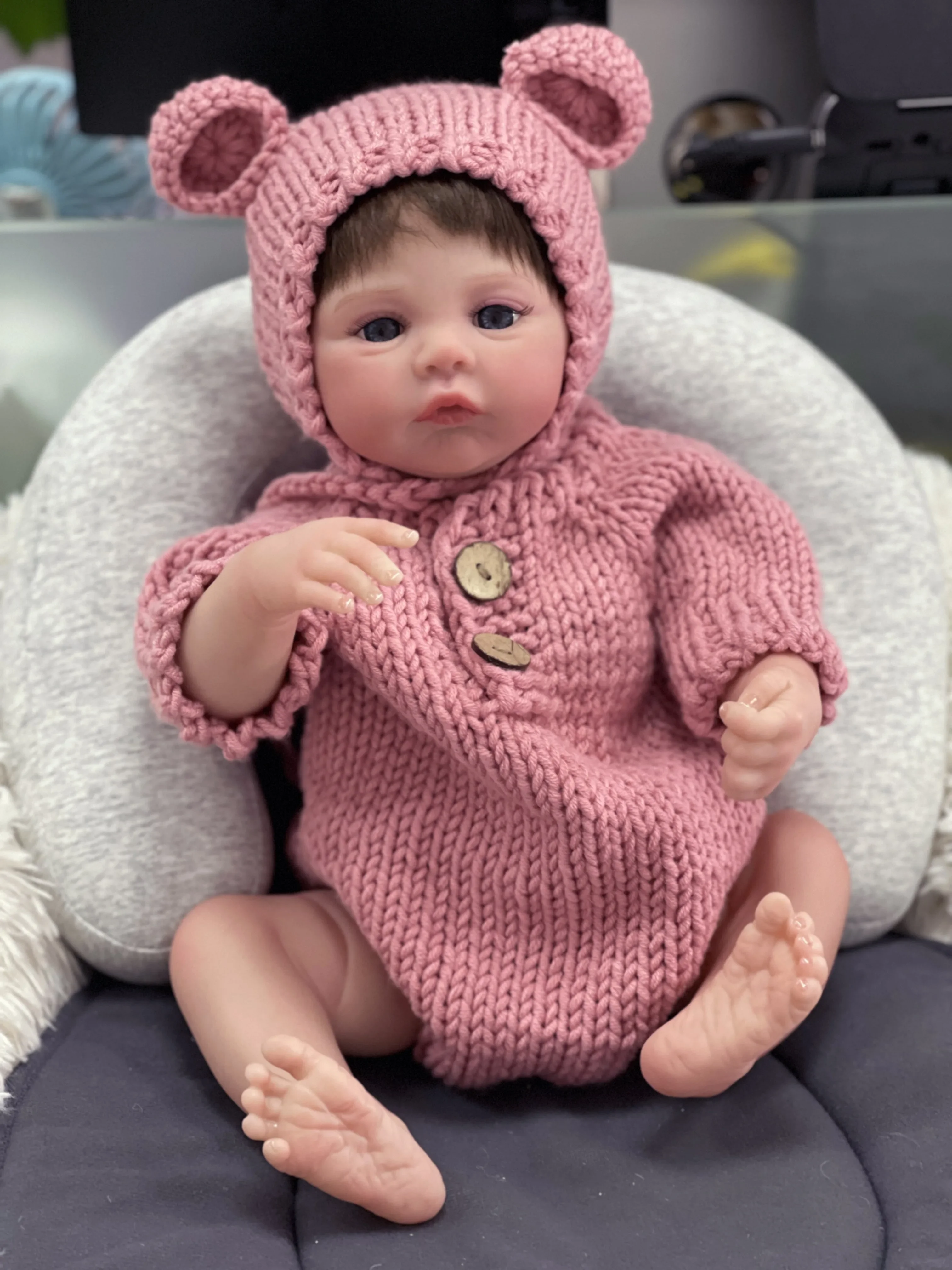 18-дюймовая ткань для луга тело/полное виниловое тело кукла реборн реалистичная