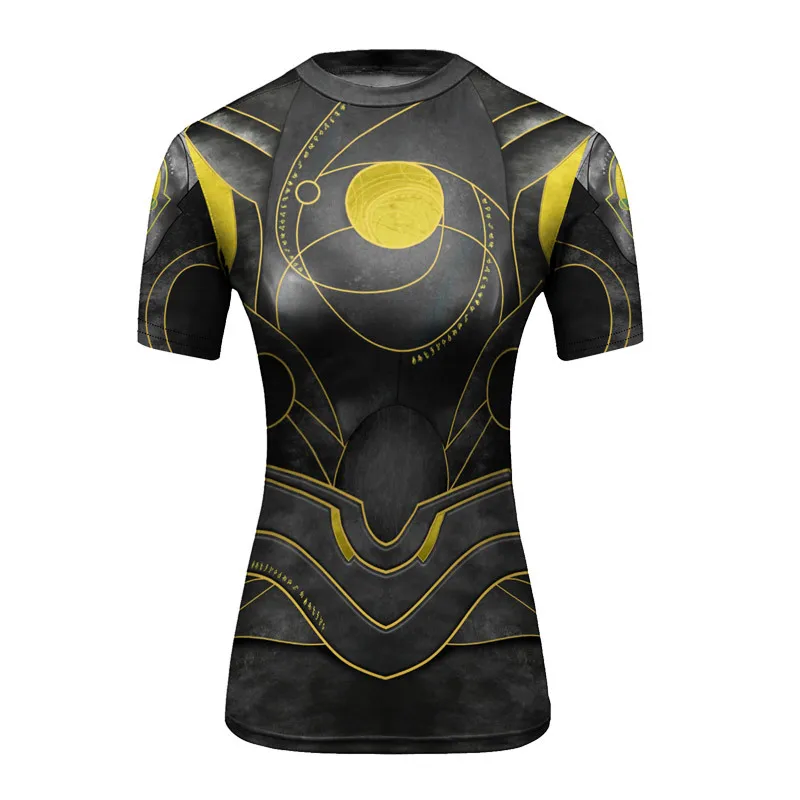 Sport Shirt Women Compression T Shirt Short Sleeve Tshirt Gym Clothing Female Dry Fit T-shirts Yoga Workout Running Fitness Tops images - 6