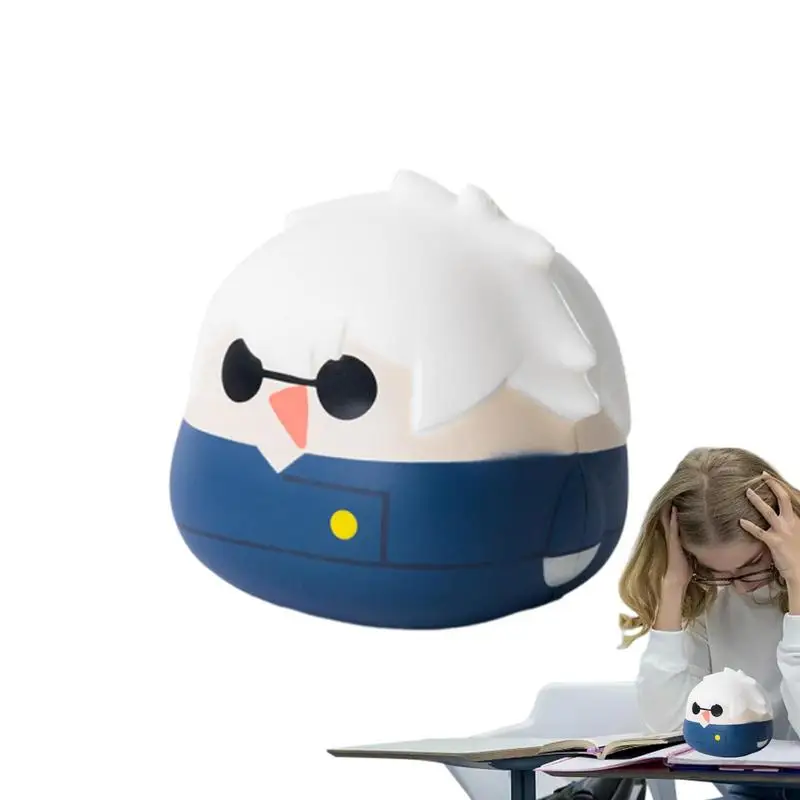 

Забавная игрушка-антистресс, сжимаемая игрушка Mochi, аниме сжимаемые игрушки, мультяшная кукла в форме хлеба, инкантационные игрушки для снятия стресса