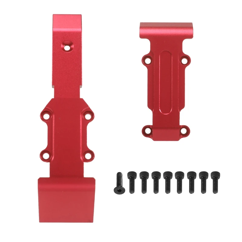 

Металлический передний и задний комплект Skidplate 7037 для 1/16 Traxxas Slash E-Revo саммит, детали для обновленного радиоуправляемого автомобиля, аксессуары, 2 шт.