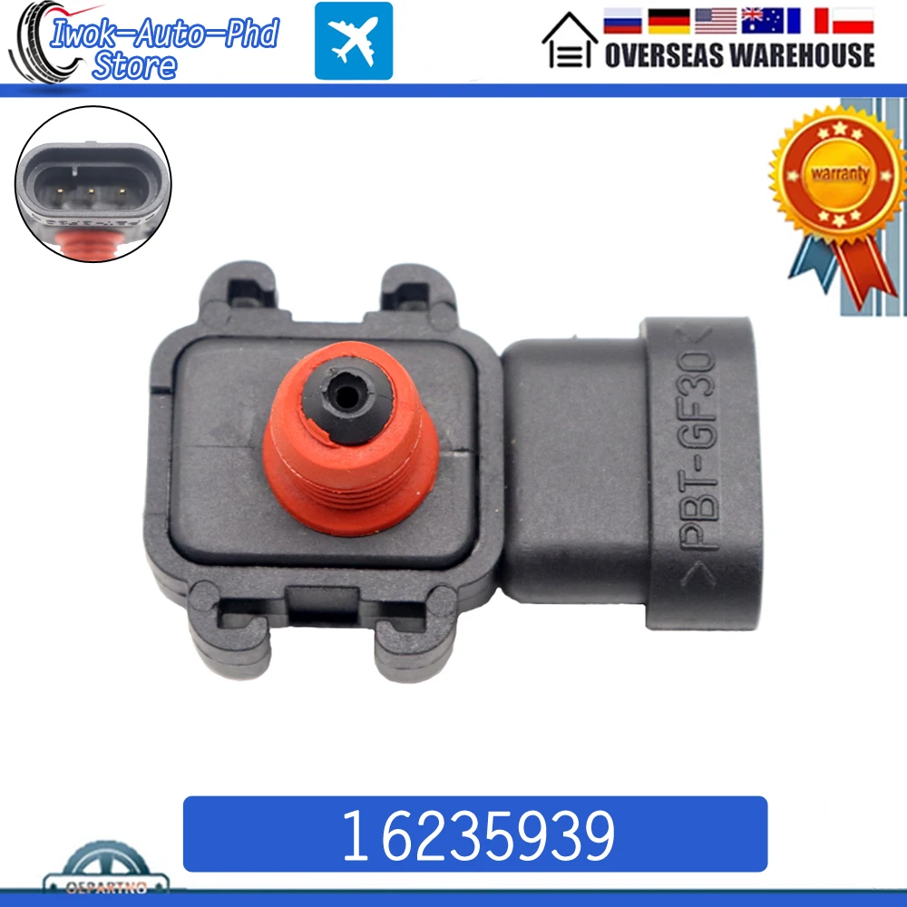 16235939 автомобильный Датчик абсолютного давления во впускном коллекторе для Opel Astra