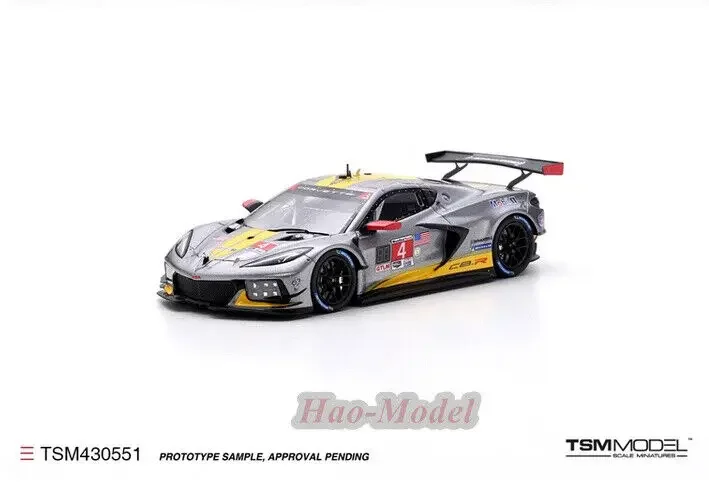 TSM 1:43 для Corvette C8R # 4 2021 IMSA 24 часа смоляная модель автомобиля литая под давлением