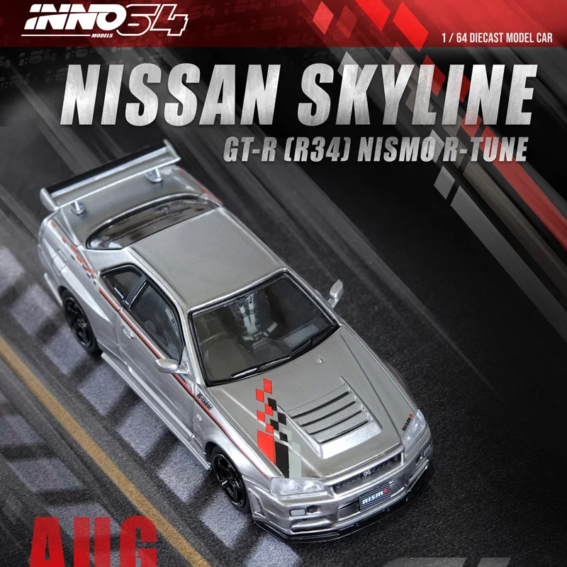 

INNO 1:64 R34 SKYLINE NISMO GT-R R-TUNE alloy car model
